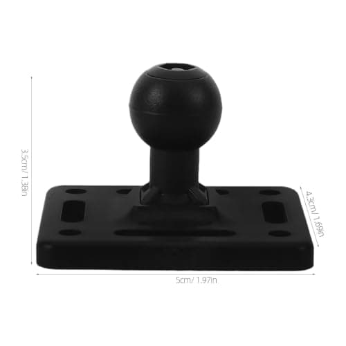 WRITWAA Car Dashboard Phone Mount Base 17mm Ball Head and Non Slip Bottom — view 2