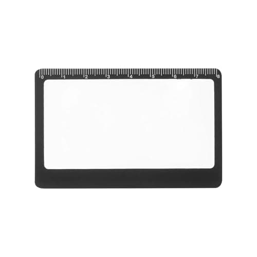 Credit Card Magnifying Glass Reading Magnifier, Pocket Magnifier