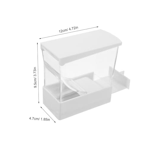 GANAZONO 2pcs Press-on Cotton Rolls Holder Plastic Organizer Box with Sealed Lid Compact Portable Cotton Storage Organizer for Bathroom Travel Kit and Office Use — view 2