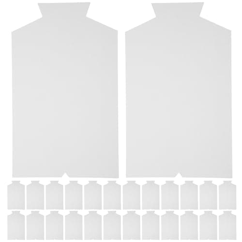 ROMISBABA Shirt Inserts and Wrinkle-free Design Cardboard White 50pcs with Smooth Surface 14x8.6cm Shirt Folder Boards for Packing and Organizing and Garments Suitable for Men and Women