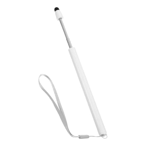 Teacher Pointer Stick Retractable White Telescopic Stainless Steel