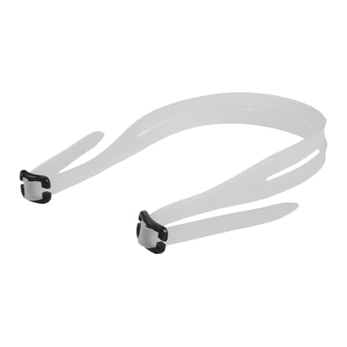 NAMOARLY Silicone Swim Goggle Strap for Dive Mask and Snorkel Gear, Lightweight and Compact Swimming Glasses Band Suitable for Scuba Diving and Travel