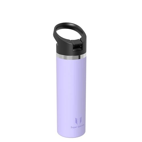 Super Sparrow Water Bottle Insulated - 750ml - Wide Mouth Metal Bottle - Wide Mouth SwivelSip Flask - BPA Free, Leak Proof - Ergonomic Straw Water Bottles for Work, Gym, Travel, Sports — view 2