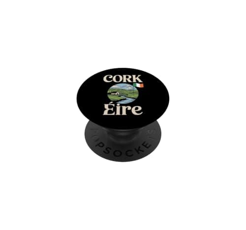 Cork Éire Travel City Irish Pride Emblem PopSockets Adhesive PopGrip