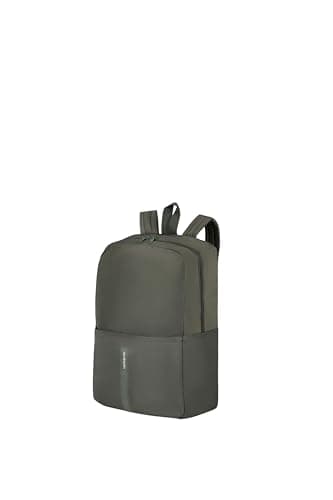 Samsonite TA Revolution - Foldable rucksack, lightweight & compact, foldable rucksack with reflective details, ideal for travel & everyday use, 44 x 32 x 15 cm, Green