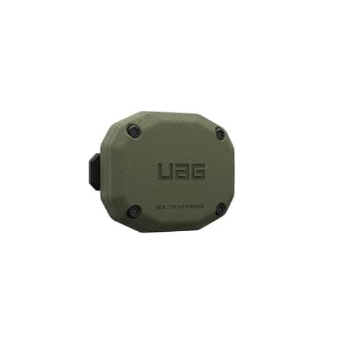 URBAN ARMOR GEAR UAG Designed for AirTag Case - 2-Way Hard Shell Lock Case AirTag Holder for Luggage & Bags, Water Resistant Anti-Lost Ultra Secure GPS Protective Cover, Essential Armor Olive Drab — view 5