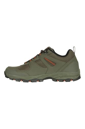 Mountain Warehouse McLeod Mens Wide-Fit Walking Shoes Khaki 9 — view 4