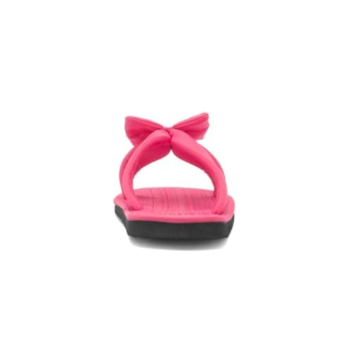 Shoe Zone - Womens Pink Bow Slip On Beach Mule Sandal - Size 5 UK - Pink — view 5