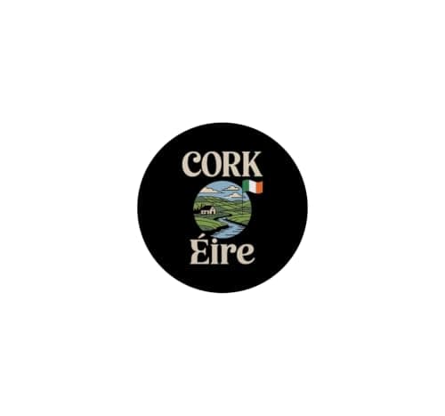 Cork Éire Travel City Irish Pride Emblem PopSockets Adhesive PopGrip — view 3