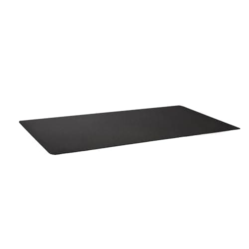 Amazon Basics TPE Exercise Yoga Mat with Carrying Strap, 0.6 cm Thick, Black — view 5