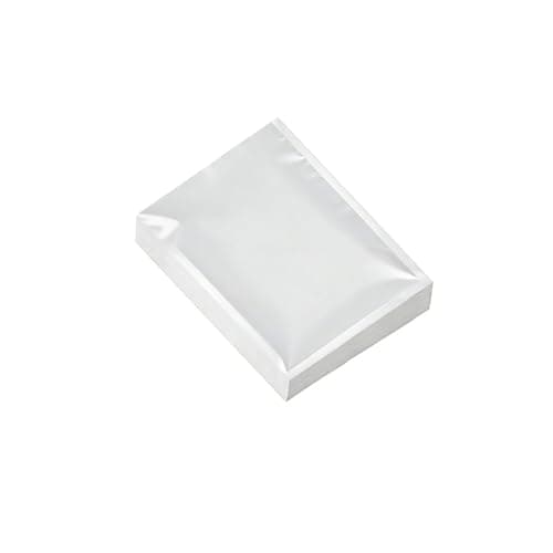 50Pcs Trasparent Vacuum Sealed Plastic Food Packaging Bag Commercial Grade Compression Storage Preservation Bag(13x18cm)