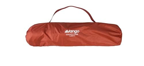 Vango Goliath X-Large Padded Camping Chair for Adults [Amazon Exclusive], Extra Wide Seat with Insulated Drinks Holder, Folding Garden Chair for Outdoors, Fishing, Beach, Red — view 6