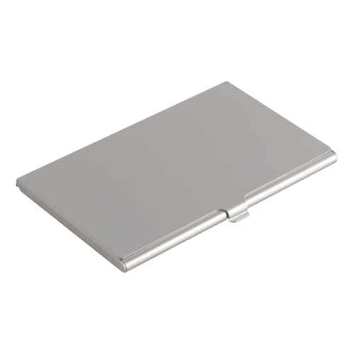 Laroal SIM Card Storage Box SD Card Holder Travel Case with 12 Slots for SIM and Memory Cards Silver Aluminum with Ejector Pin for Easy Card Organization — view 4