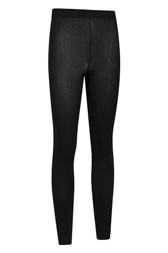 Mountain Warehouse Isotherm Womens Brushed Leggings - Lightweight Ladies Tights, Breathable, Thermal Underwear, Warm - Best for Skiing, Snowboarding Black L — view 4