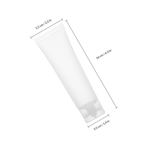 NUOBESTY Travel Size Containers 100ml Leak-resistant Refillable Pe Tubes for Cosmetics and Lotions, Portable Empty Travel Bottles Suitable for Airport and Outdoor Use — view 2