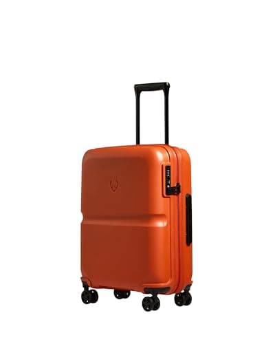 ANTLER - Single Stripe Hard Shell Cabin Suitcase, 55x40x20cm 39L, Lightweight, 4 Spinner Wheels - Adjustable Handle, Carry On Luggage Approved by easyjet, Ryanair & British Airways, TSA Lock - Ember
