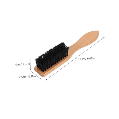 Men's Wooden Beard Brush with Boar Bristles, Ergonomic Handle — view 2
