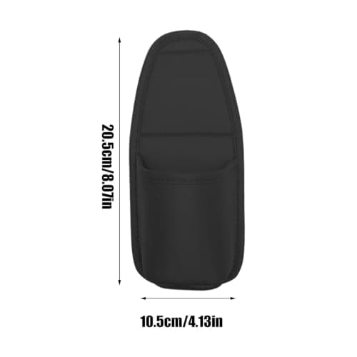 Car Door Cup Holder, PU Leather Wide-mouth Organizer for Drinks & Phone — view 2