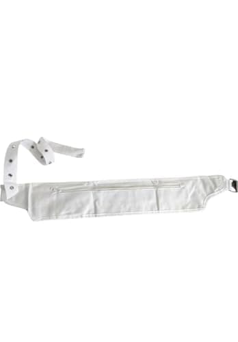 Men Women Hajj Umrah Waist Belt Ihram Pilgrimage Bag with Zip 3 Pockets, Adjustable Cotton Ihram Belt for Hajj Umrah, Passport Money Travel Organizer 28 to 48 Size