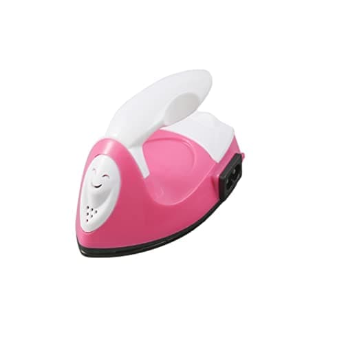 Portable Mini Electric Iron, High Temperature Constant Ceramic Heating Iron, Quick Ironing Tool for Craft Lovers (UK PLUG)