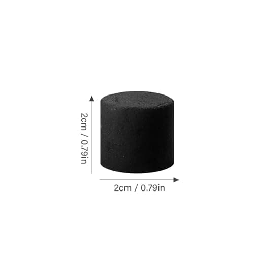 Lurrose Reusable Hand Warmer Charcoal 25pcs round Solid Charcoal Blocks for Incense Burner and Outdoor Handwarmer, Smokeless Winter Heating for Home and Travel — view 2