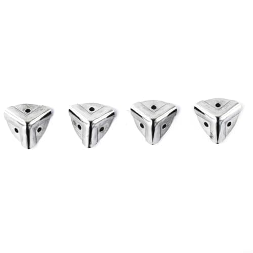 Silver Iron Box Corner 2.4cm for Suitcase Repair Kit — view 4