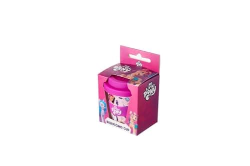 HOX My Little Pony Babyccino Travel Cup for Kids – 100ml Reusable Cold Drink Cup with Soft Silicone Lid & Straw, BPA-Free, Spill-Resistant, Lightweight & Portable, Pink — view 5