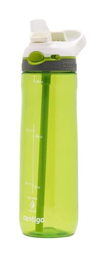 Contigo Ashland Autoseal Water Bottle with Flip-Straw | Large 720ml BPA Free Drinking Bottle | Sports Flask | Leakproof Drink Bottle | Ideal for School, Gym, Bike, Running, Hiking