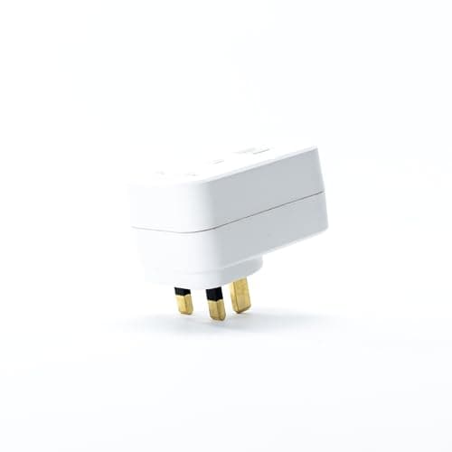 STATUS Multi USB Plug Adapter White, 2 Port USB Adaptor Plug Through, S2USBPTAWH1PK3 — view 5