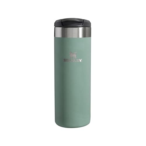 Stanley 1913 Aerolight Transit Travel Mug 0.47L - Keeps 6 Hours Hot - 8 Hours Cold - Dishwasher Safe - Leakproof - Car Cup Holder Compatible - Insulated Coffee Cup - Shale