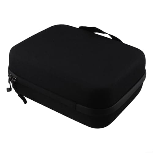 Yhenlovtt Electric Bike-Charger Storage Bag, Shockproof EVA Case for E-Bike Power Adapter and Scooter, 800D Polyester Portable Battery-Box with Handle, Black(25.5 * 19 * 10cm）) — view 3