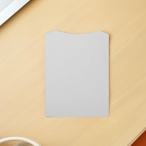 Clothes Folding Board 50pcs Paper Shirt Packing Insert White — view 5