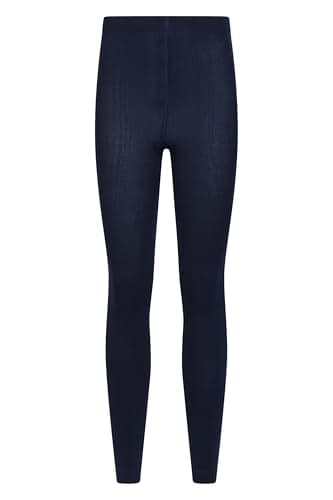 Mountain Warehouse Isotherm Womens Brushed Leggings - Lightweight Ladies Tights, Breathable, Thermal Underwear, Warm - Best for Skiing, Snowboarding Navy S — view 6