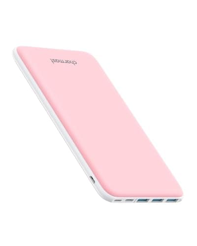 Charmast 26800mAh Power Bank,15W Ultra Slim USB C Portable Charger
