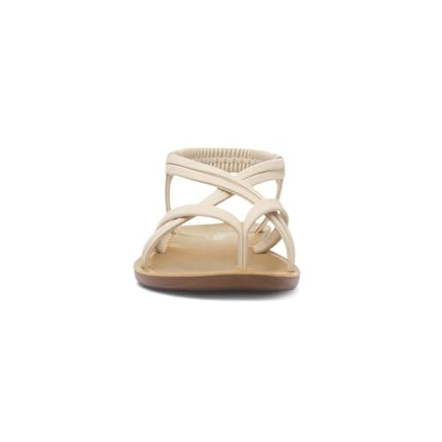 Lilley Womens Cream Flat Strappy Toe Post Sandal - Size 5 UK - Off-White — view 3