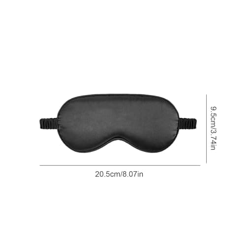 Silk Sleep Mask, Eye Mask Made of Real Natural Pure Silk with Adjustable Strap, Eye Mask for Sleeping, Blackout Sleeping Mask for Travel, Home, Office — view 6