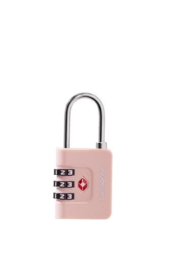 Samsonite TA Revolution - TSA Combination Lock with 3-Digit Code, Secure Luggage Lock for suitcases & Bags, Suitcase Lock, Pink — view 4