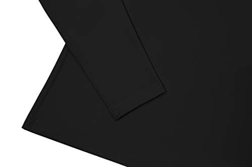 TCA Men Long Sleeve Compression Shirt, Athletic Workout Sports Undershirt Base Layer Top - Black Stealth, M — view 4