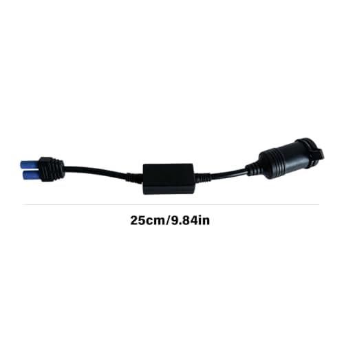 EC5 to 12V Adapter Cable 14 AWG 25cm Female Socket with Cap Cover — view 2
