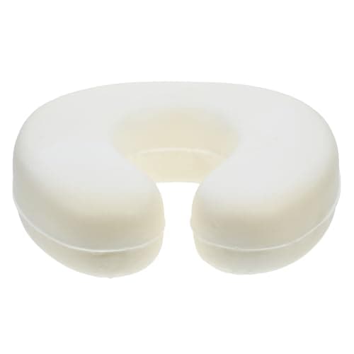 DIYEAH Memory Foam Face down Pillow for Beauty Salon, U-shaped Spa Massage Headrest Cushion 28x28x8cm Breathable Vent Holes, Reusable Professional Massage Table Pad