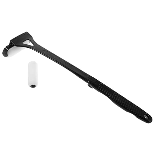 CRAFTHROU Back Lotion Applicator Roller with Long Foldable Handle and Dual Rollers, Compact Travel Size Cream and Sunscreen Application Tool Suitable for Men and Women