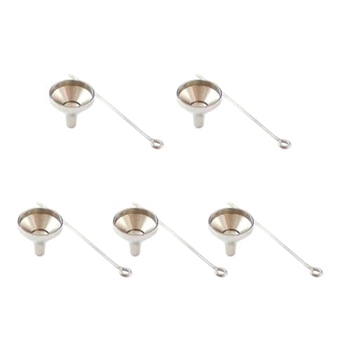 Portable Miniature Funnel Set with Narrow Spout Spill Proof Ashes Perfume Powder Pet Memorial Funnel Set