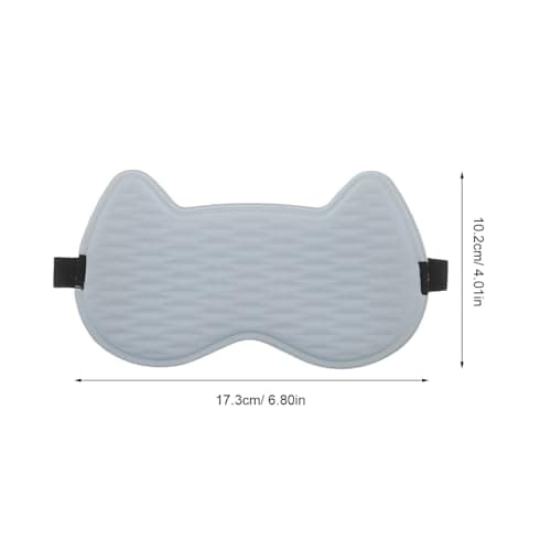 VALICLUD Sleep Mask Bear Shape with Adjustable Elastic Strap Plush Memory Foam Eye Cover for Teens and Light-Blocking Soft Sleeping Mask for Bedtime Naps Travel and Relaxation — view 2