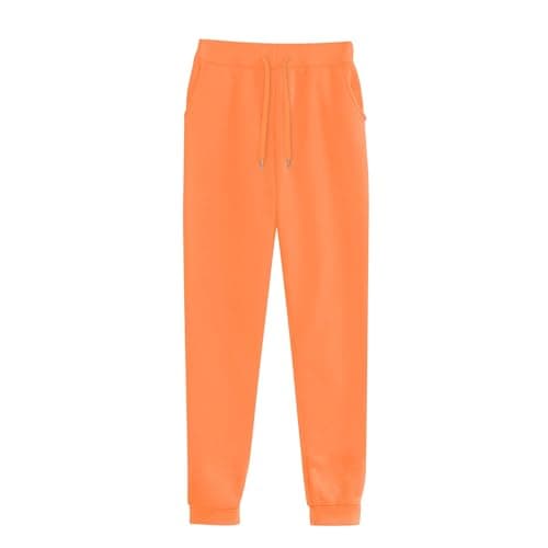 ziubauyke Womens Tracksuit Full Set Two Piece Long Sleeve Hoodie And Cuffed Sweatpants Outfits Lounge Wear Sets Ladies Fall Winter Co Ord Sets Solid Color Casual Travel Activewear Orange — view 3