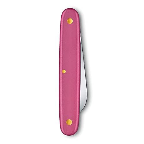 Victorinox Swiss Army Knife Floral Garden Knife Straight Blade Pink — view 4