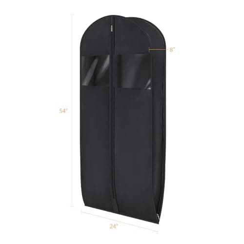 Syeeiex Space Saving Garment Bags with Self Comression Zipper, 2 Pack — view 3