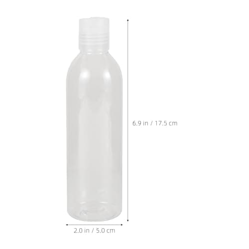250ml Refillable Travel Bottles with Press Caps, 6 Pack — view 2