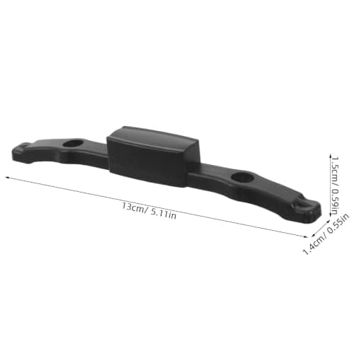 TOPBATHY Suitcase Telescopic Handle Replacement Button Wide Compatibility and Black Plastic Material No Tools Required for Hard Shell Suitcase for Travel and Train Station Repairs — view 2