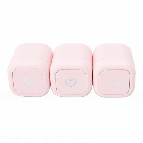 Srliya 3pcs Magnetic Travel Capsules Magnetic Containers with Lids (B)