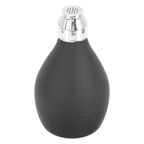 Manual Powder Makeup Container Travel Spray Tool Black Rubber